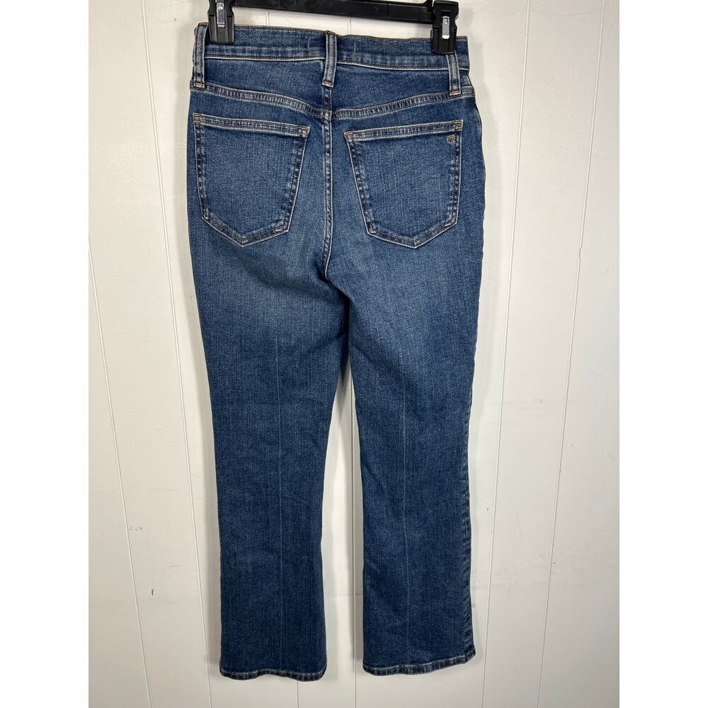 Madewell Mid Rise Kick Out Cropped Jeans with Patch Pockets in Size 28 - Picture 9 of 9